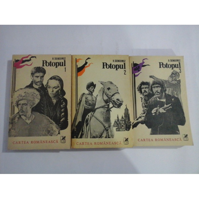 POTOPUL - H. SIENKIEWICZ - (3 VOL) POTOPUL - H. SIENKIEWICZ - (3 VOL)